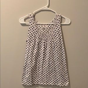 Loft polka dot tank top